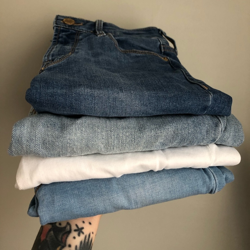 Old Navy Rockstar & Boyfriend Jeans (4 pairs)